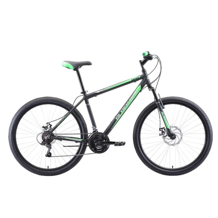 Велосипед Black One Onix 27.5 D Alloy черный/зеленый/серый 18"