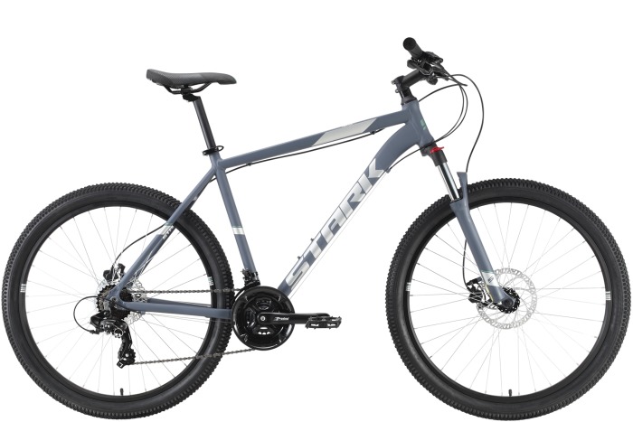Велосипед Stark 21 Hunter 27.2 HD серебристый/серый 18