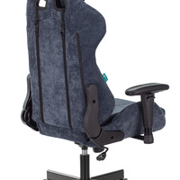 Кресло игровое Бюрократ VIKING KNIGHT Fabric синий Light-27 с подголов.крестовина металл (150 кг)