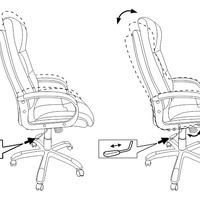 Кресло руководителя Бюрократ CH-824/LT-28 серо-голубой Light-28 крестовина пластик