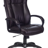 Кресло руководителя Бюрократ CH-879N черный искусственная кожа, крестовина пластик (120 кг.)