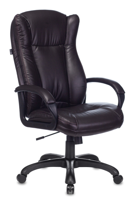 Кресло руководителя Бюрократ CH-879N черный искусственная кожа, крестовина пластик (120 кг.)