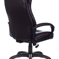 Кресло руководителя Бюрократ CH-879N черный искусственная кожа, крестовина пластик (120 кг.)