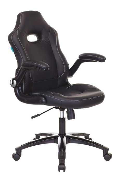 Кресло игровое Бюрократ VIKING-1/BLACK черный искусственная кожа Россия