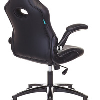 Кресло игровое Бюрократ VIKING-1/BLACK черный искусственная кожа Россия
