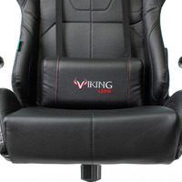 Кресло игровое Бюрократ VIKING-5 AERO Edition черный искусственная кожа с подголовником, крестовина
