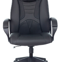 Кресло игровое Бюрократ ZOMBIE 8 BLACK черный искусственная кожа, крестовина пластик/чёрный (120 кг.