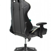Кресло игровое Бюрократ ZOMBIE VIKING-5 AERO черный/белый искусственная кожа с подголовником, кресто