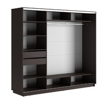 АБ7316 СТОУН Шкаф-купе Стандарт 2400 (Корпус - Дуб Сонома светлый) Корпус ЛДСП\Фасад ЛДСП, (2400х236