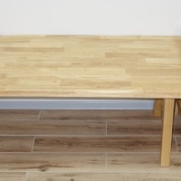 Стол TOP FURNITURE журнальный деревянный+тумба EURO SOFA TABLE (NA)+EURO TAP (NA) Массив Гевеии (Д.1400 * В.600 * Г.500 мм)