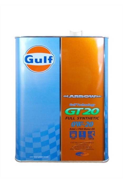 Масло моторное GULF ARROW GT20 SN 0W-20 4L синтетика PAO+Ester
