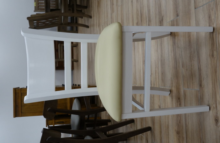 Стул MODERN HOUSE Mostar цвет (White) Белый (материал:каучуковое дерево) Ш47 x Г42 x В77 см