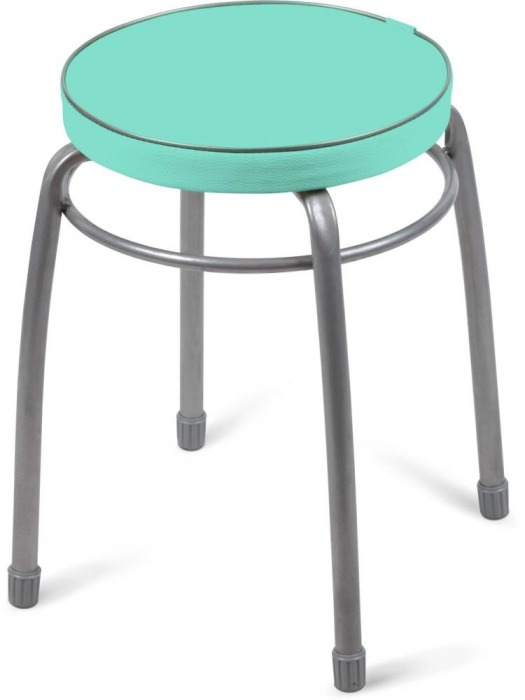 Табурет "Фабрик 1"  на 4-х опор. (круг. сид.) мятный