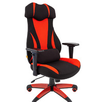 Офисное кресло Chairman game 14 ткань черный/красн. (120кг)