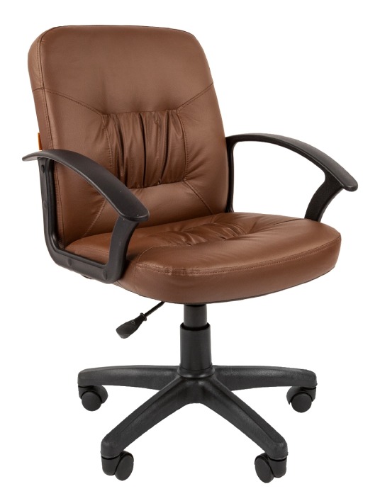 Офисное кресло Chairman 651 Россия коричневый,экокожа (120кг.)