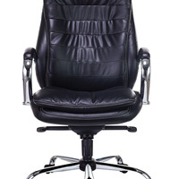 Кресло руководителя Бюрократ T-9950/Black-PU сиденье черный иск-нная кожа кр-на хром Россия (181кг)