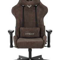Кресло игровое Бюрократ VIKING KNIGHT LT10 FABRIC коричневый крестовина металл (150кг)