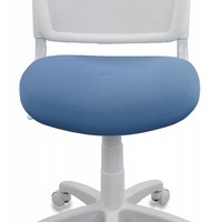 Кресло Бюрократ CH-W296NX/26-24 спинка сетка белый TW-15 сиденье сиденье голубой 26-24 Россия (100кг