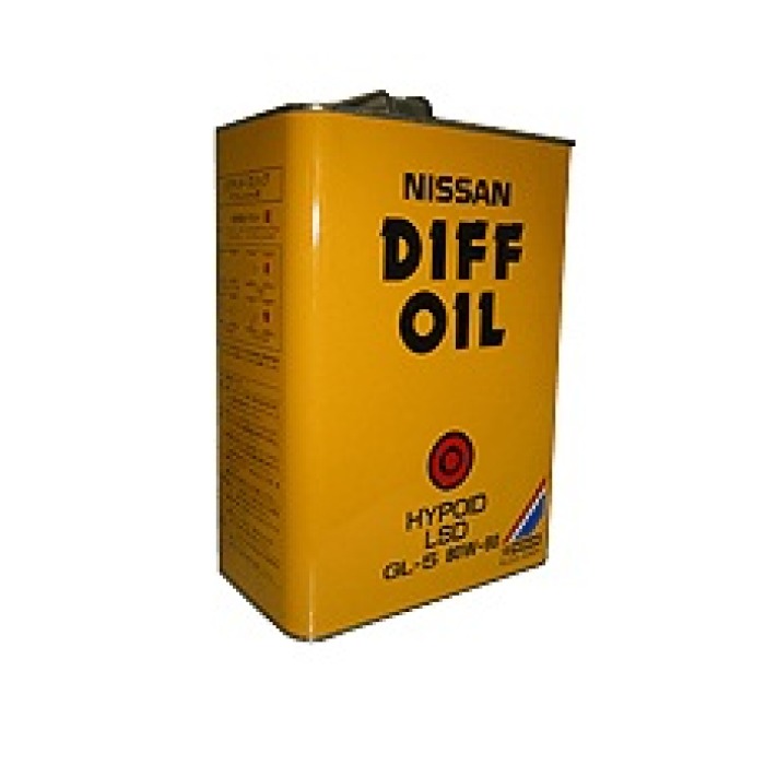 Трансмиссионное масло NISSAN DIFF OIL HYPOID LSD GL-5, 80W-90 4L