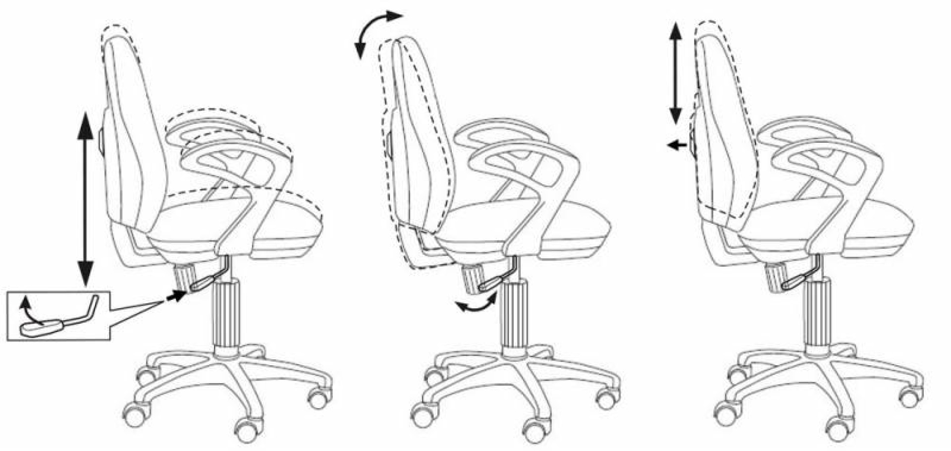 починить механизм качания на кресле