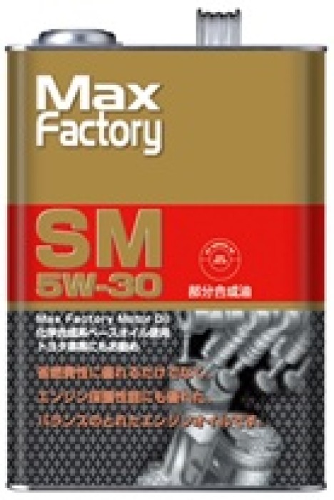 Масло моторное MAX FACTORY 5W-30 SN/GF-5, 4L  для б/д, п/синт.