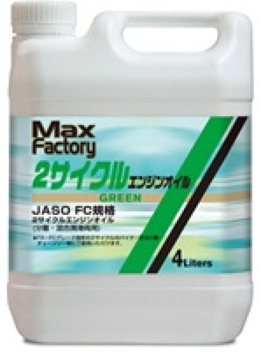 Масло моторное MAX FACTORY JASO FC Green 4L для 2-х тактных б/д, п/синт.