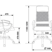 Кресло руководителя Бюрократ KB-6SL/BL 10  синий TW-05 TW-10 сетка крестовина хромРоссия (120кг.)