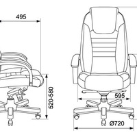 Кресло руководителя Бюрократ T-9923WALNUT/IVORY слоновая кость, кожа, крестовина дерево (200кг)