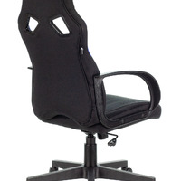 Кресло игровое Бюрократ VIKING ZOMBIE RUNNER черный/синий икусст.кожа/ткань (120кг)