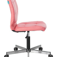 Кресло Бюрократ CH-330M/PINK розовый,иск.кожа,без подлокотников (120кг)
