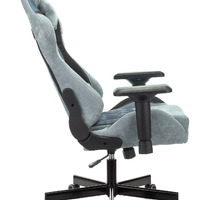 Кресло игровое Бюрократ VIKING-7 KNIGHT B FABRIC синий текстиль/эко.кожа с подг. крест-на мет (150кг