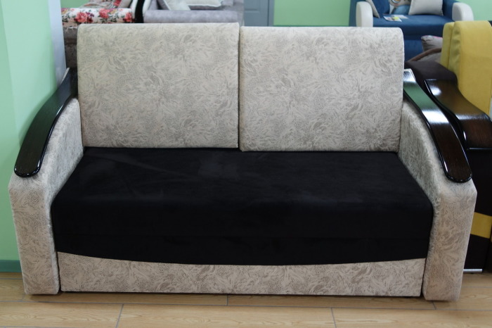 Диван-кровать "ТТ от Грации-2 с ящиком" на 1400, м/к, декор №Венге т.кор кант (джас 318+ост 702) Мех. &laquo;Выкатной с ящиками&raquo;