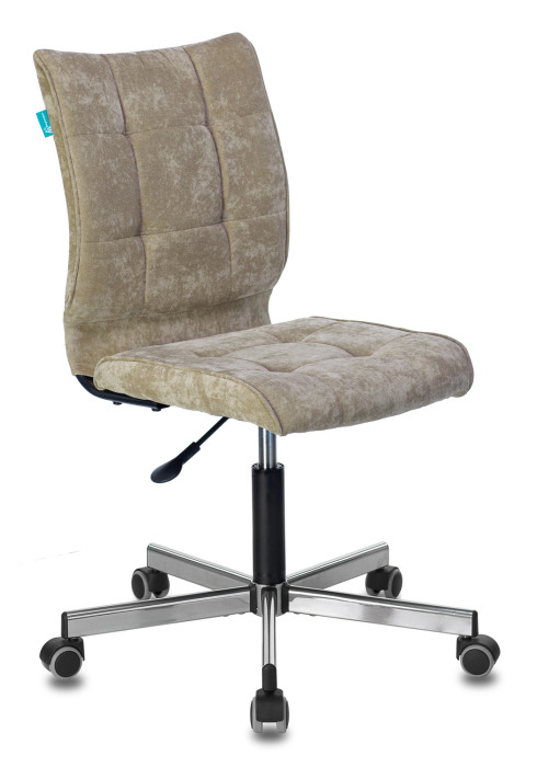 Кресло Бюрократ CH-330M песочный Light-21 крестовина металл хром (120кг)