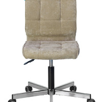 Кресло Бюрократ CH-330M песочный Light-21 крестовина металл хром (120кг)