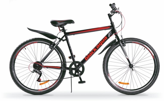 GL-301V Велосипед BLACK AQUA CITY 1601 V 26 (лимонный)